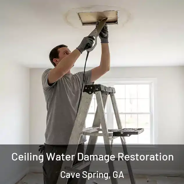  Ceiling Water Damage Restoration Cave Spring, GA