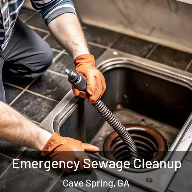  Emergency Sewage Cleanup Cave Spring, GA