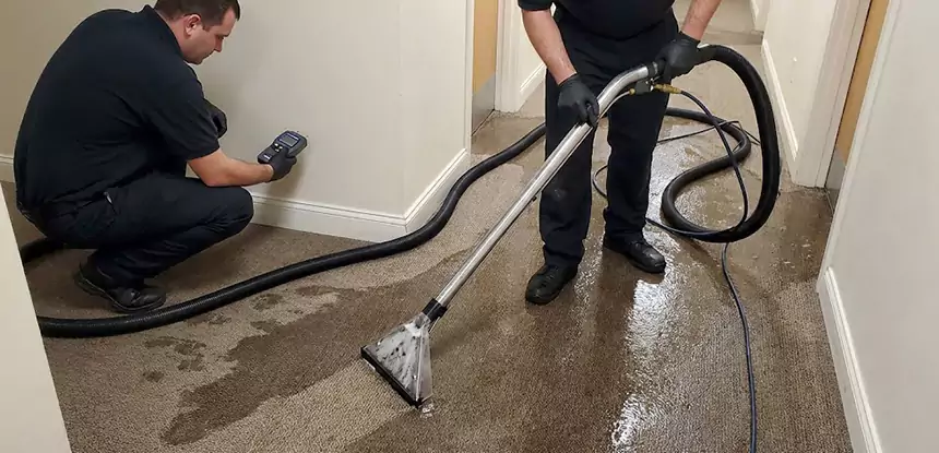 Basement Flooded Carpet Soaked Recovery in Cave Spring
