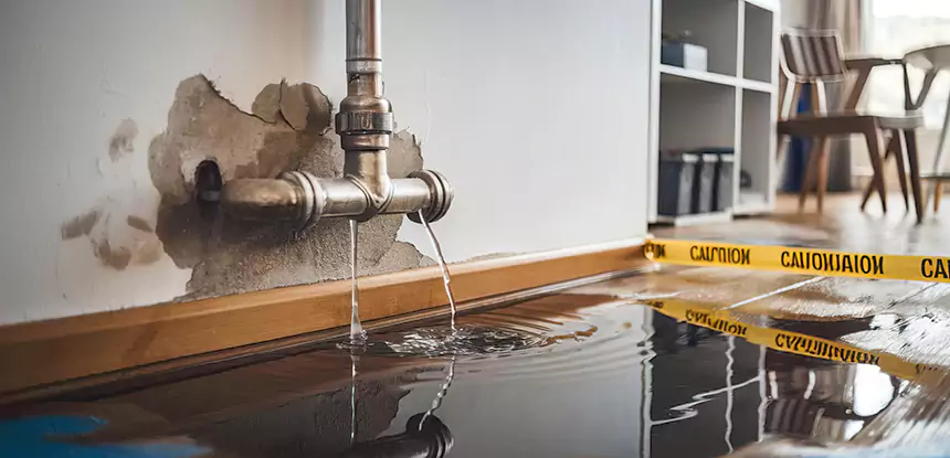 Burst Pipe Cleanup in Cave Spring
