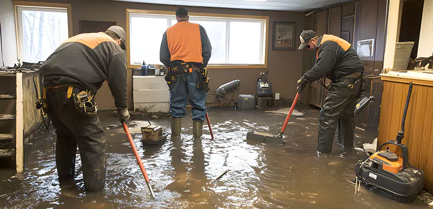Storm Damage Cleanup in Cave Spring