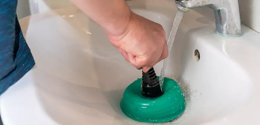Sink Standing Water Blockage Removal in Cave Spring