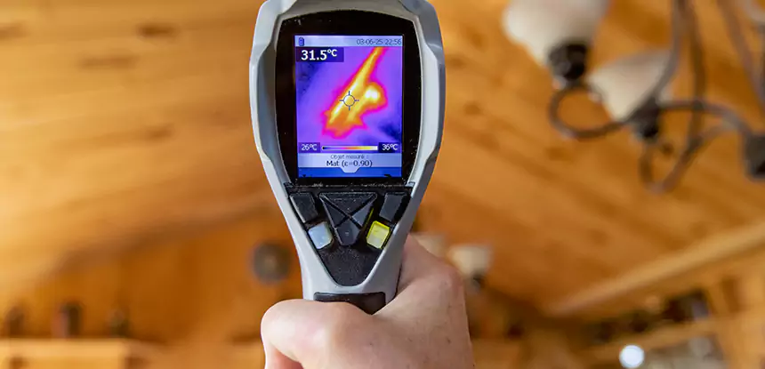 Infrared Camera Roof Leak Detection in Cave Spring