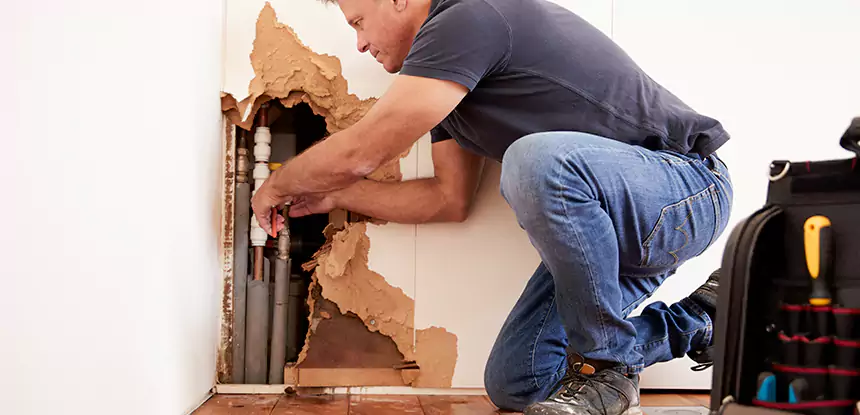 Broken Pipe Water Damage Repair in Cave Spring