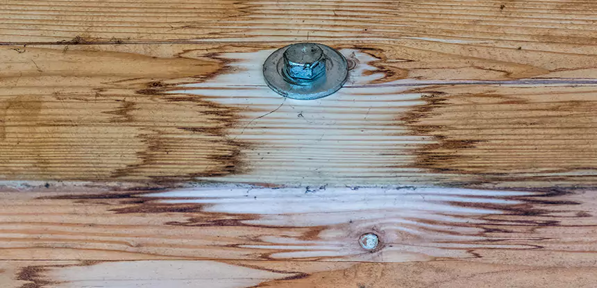 Fixing Water Marks on Wood in Cave Spring