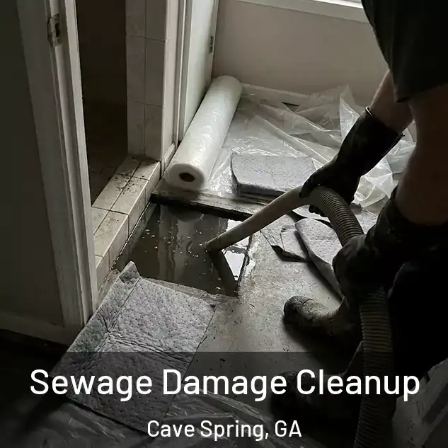  Sewage Damage Cleanup Cave Spring, GA